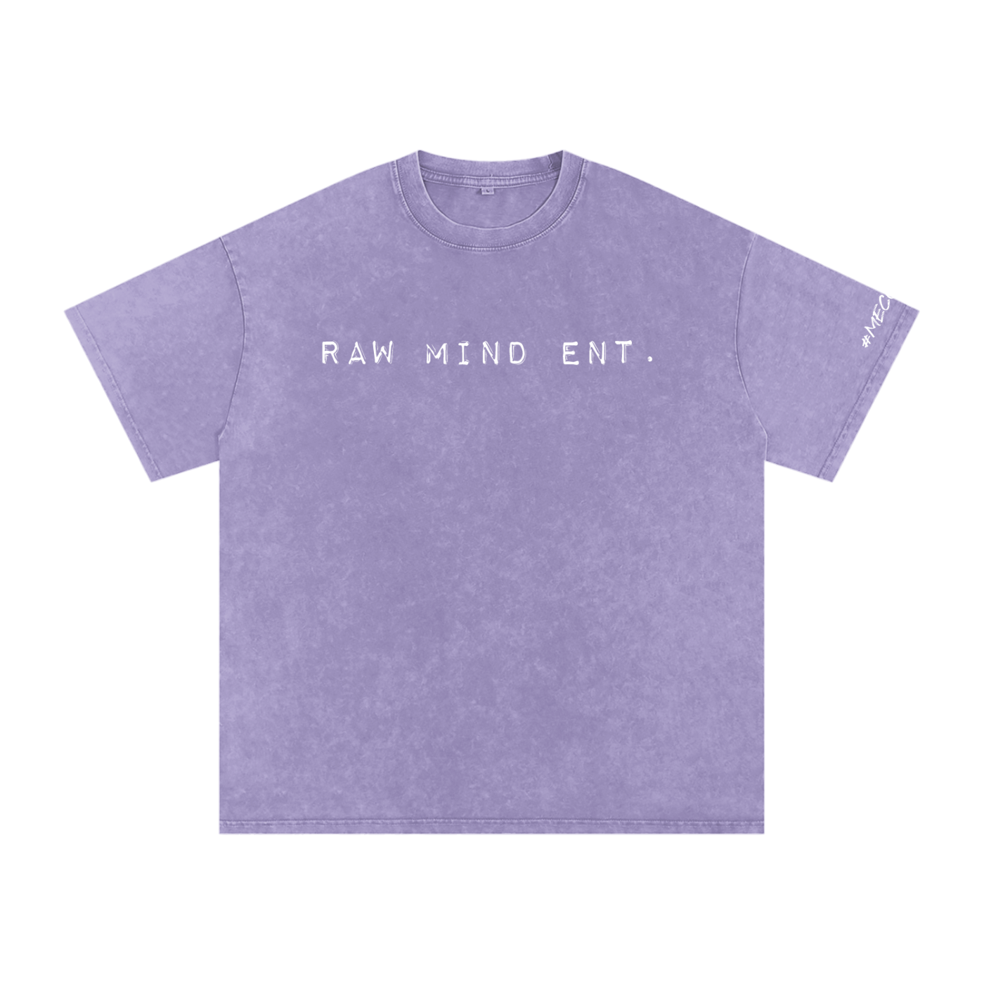 RAW MIND ENT. (Snow Washed Oversized Cotton T-Shirt)