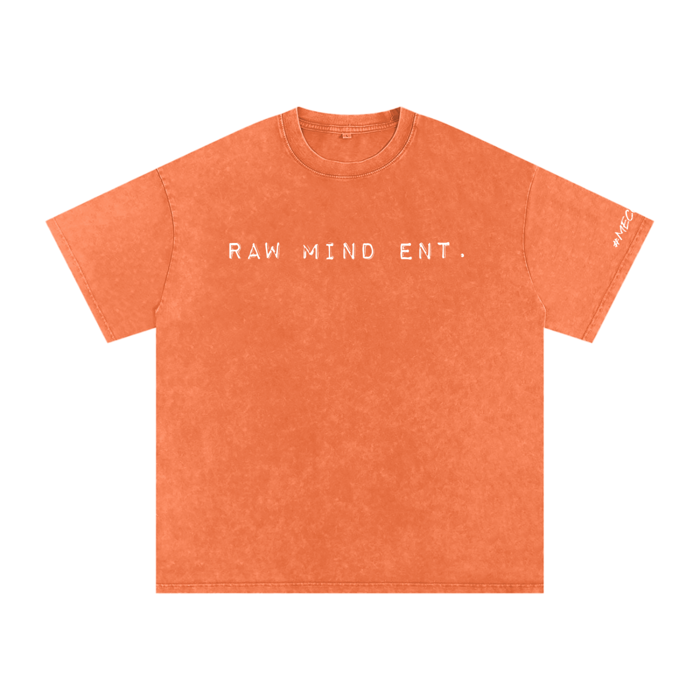 RAW MIND ENT. (Snow Washed Oversized Cotton T-Shirt)