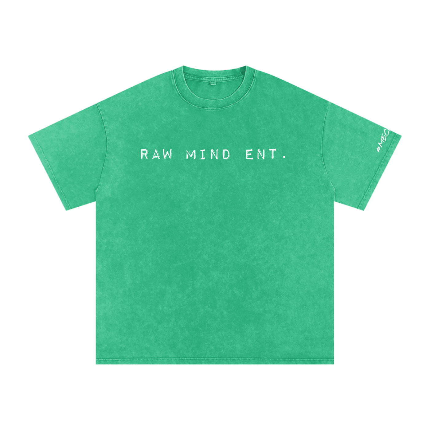 RAW MIND ENT. (Snow Washed Oversized Cotton T-Shirt)