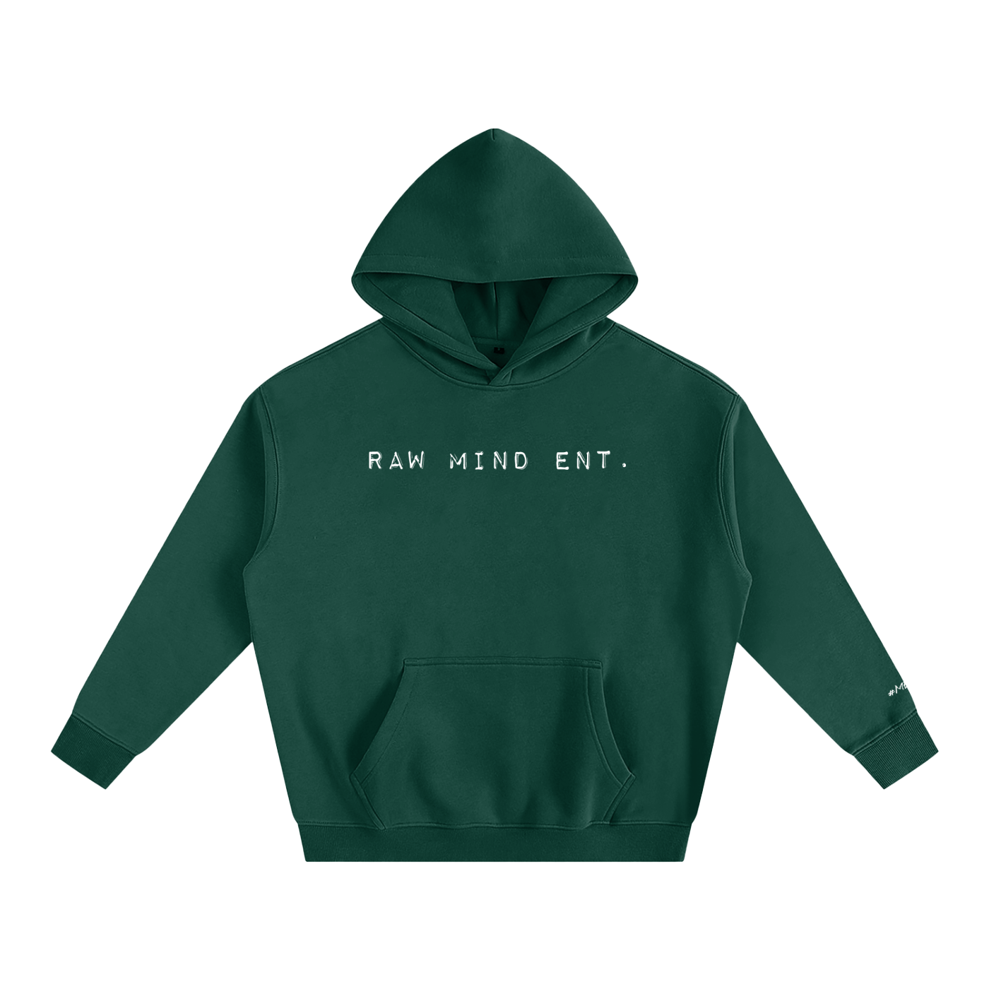 RAW MIND ENT. (Oversize Fleeced Hoodie)