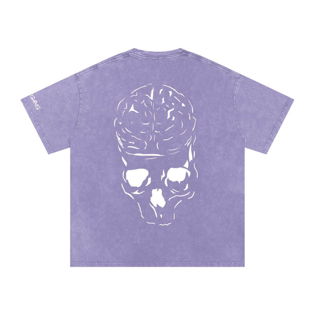RAW MIND ENT. (Snow Washed Oversized Cotton T-Shirt)