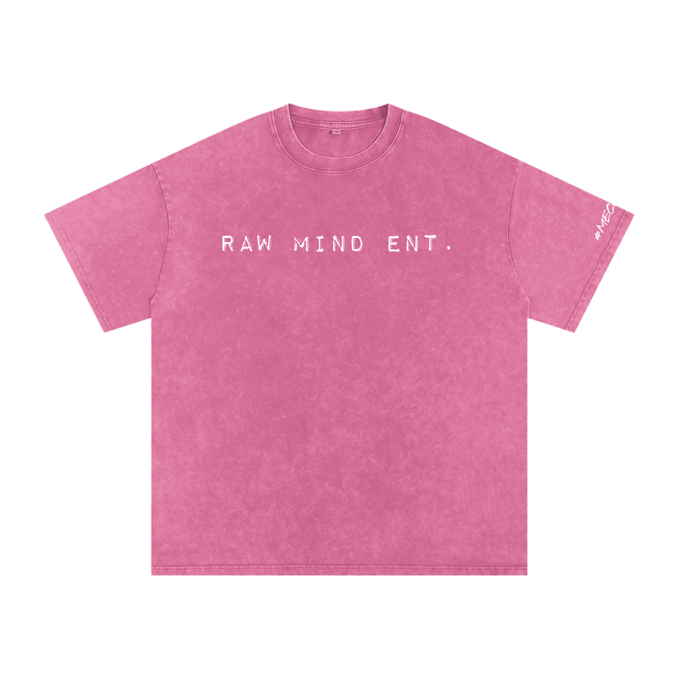 RAW MIND ENT. (Snow Washed Oversized Cotton T-Shirt)
