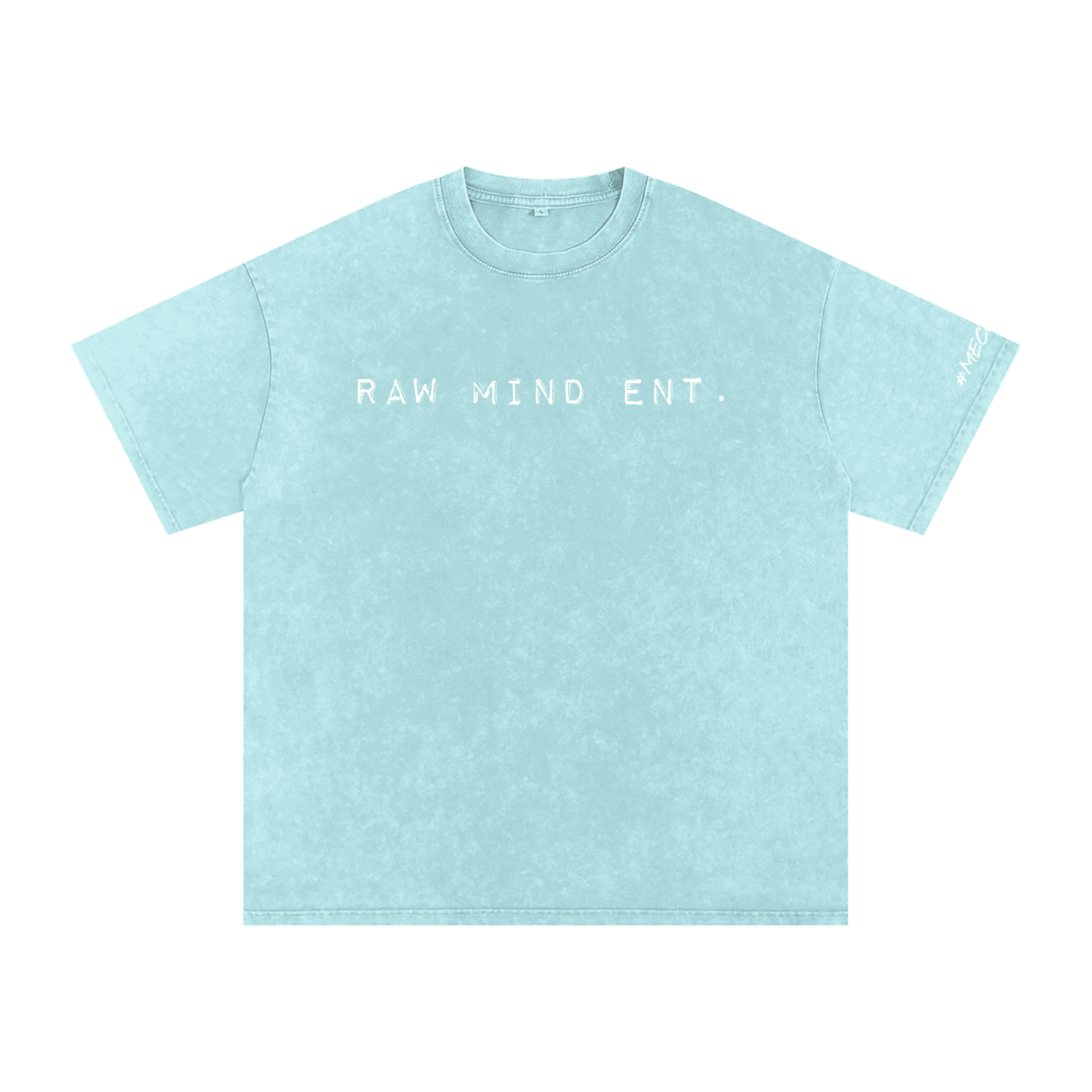 RAW MIND ENT. (Snow Washed Oversized Cotton T-Shirt)