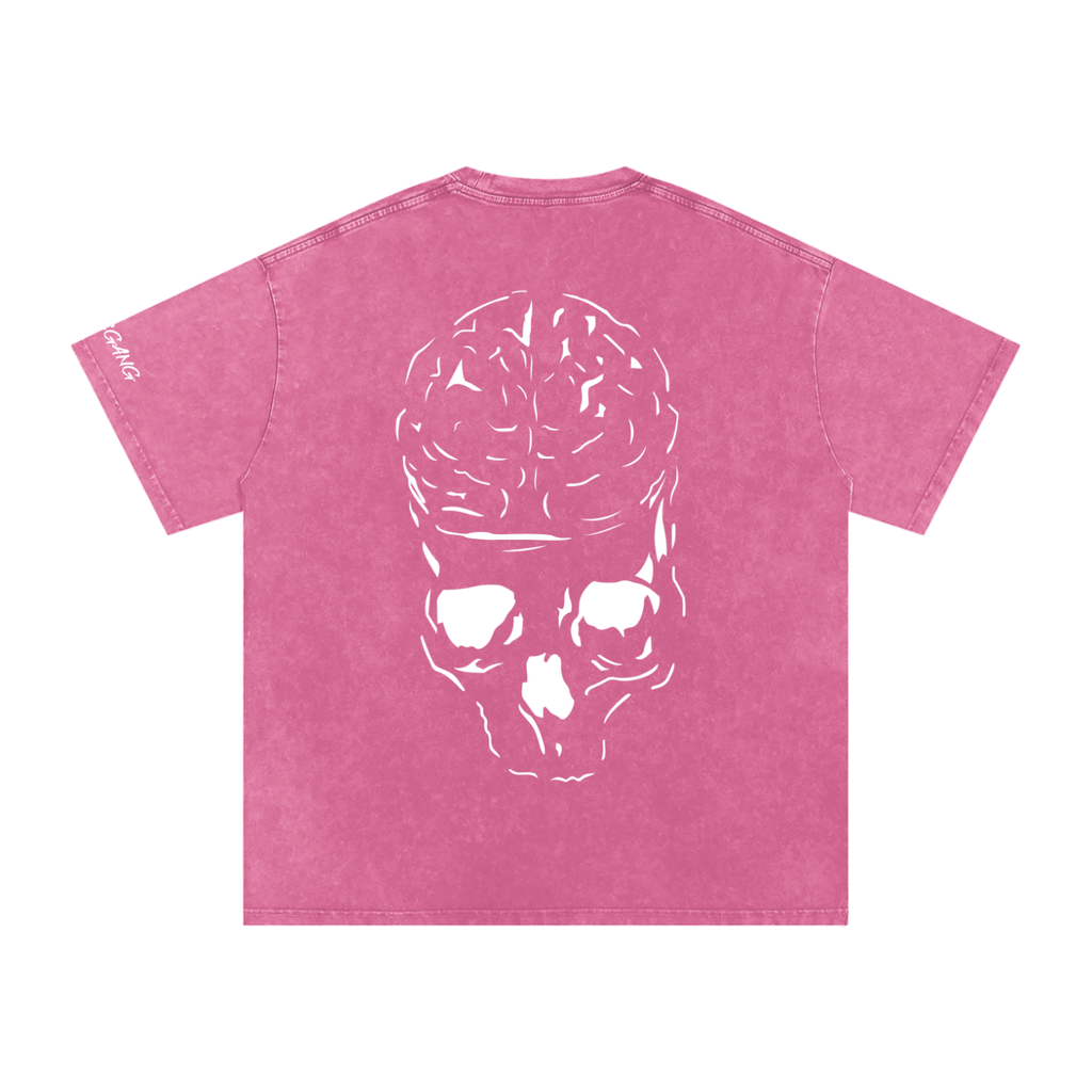 RAW MIND ENT. (Snow Washed Oversized Cotton T-Shirt)