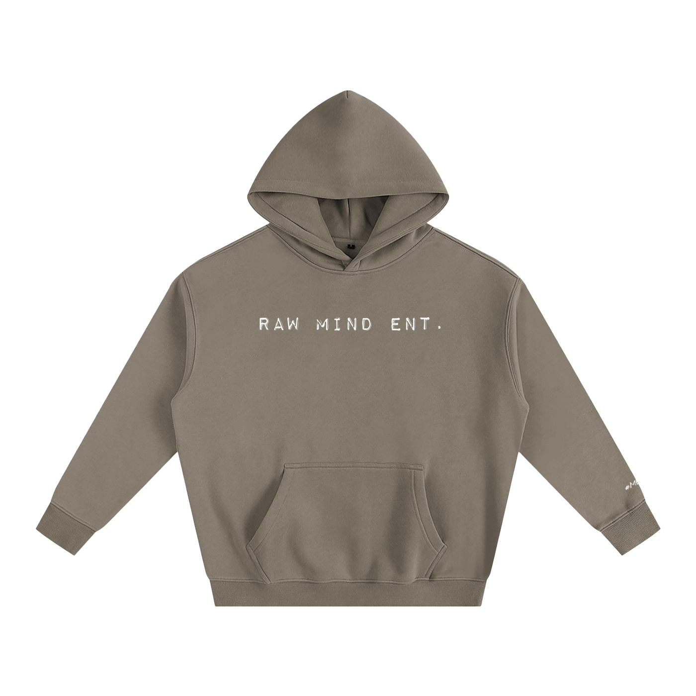 RAW MIND ENT. (Oversize Fleeced Hoodie)