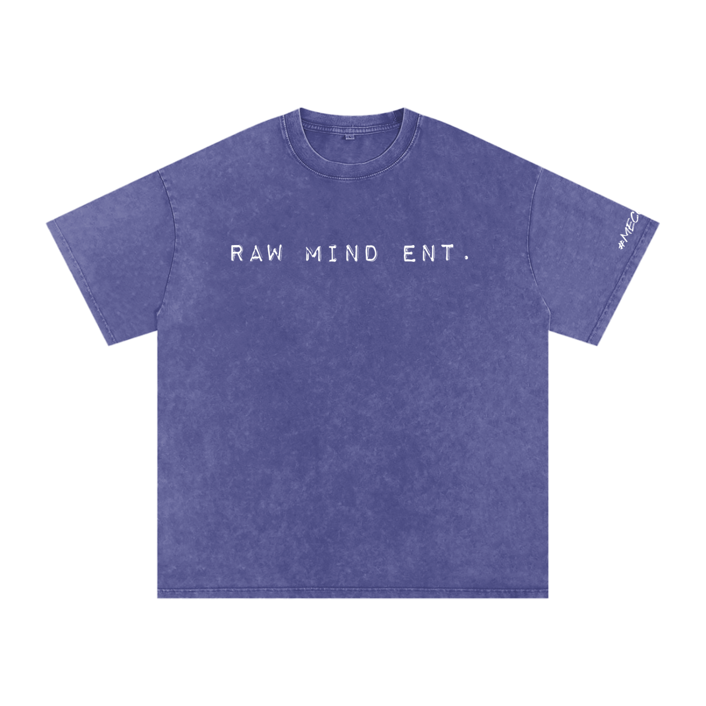 RAW MIND ENT. (Snow Washed Oversized Cotton T-Shirt)