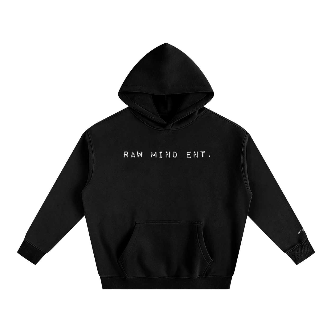 RAW MIND ENT. (Oversize Fleeced Hoodie)