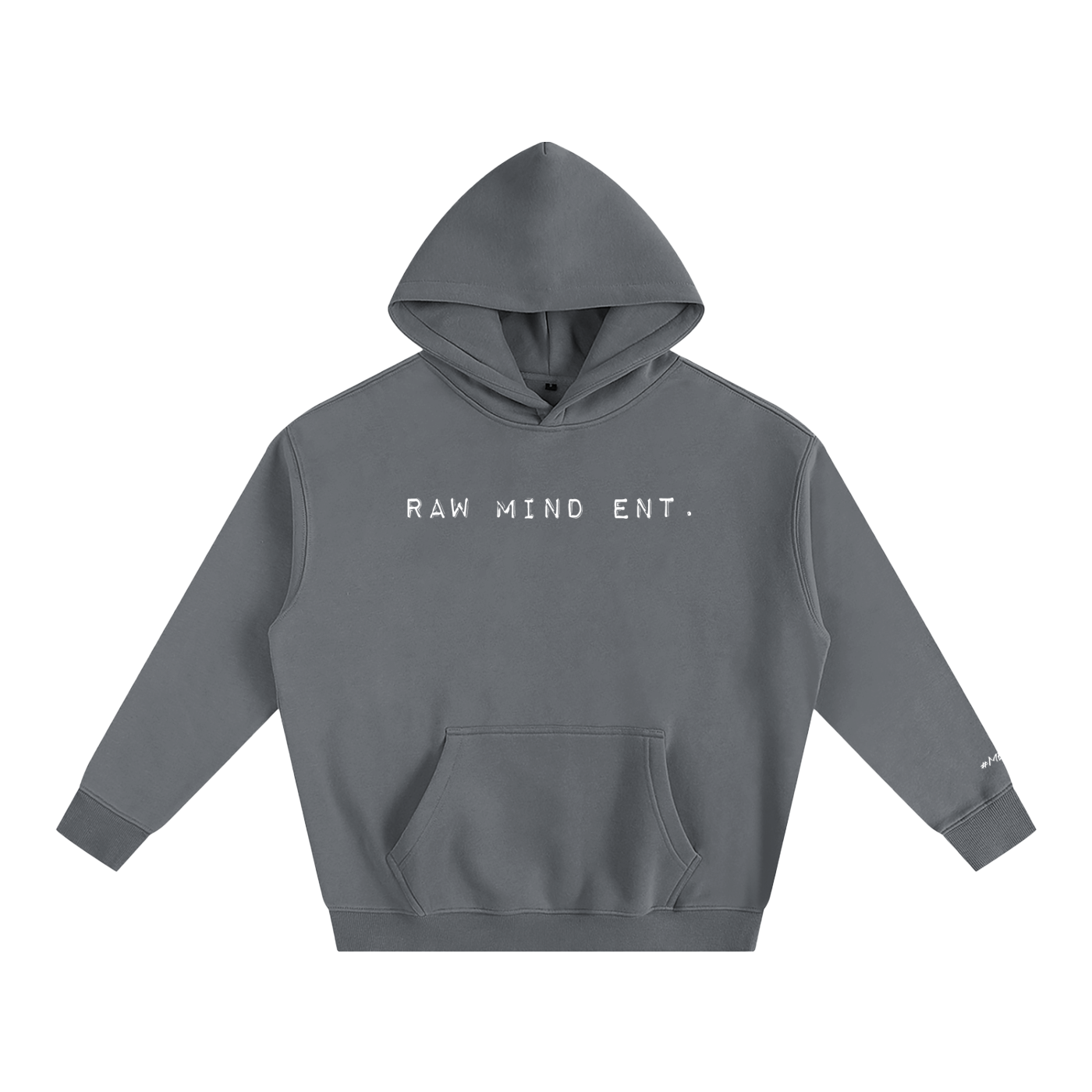 RAW MIND ENT. (Oversize Fleeced Hoodie)