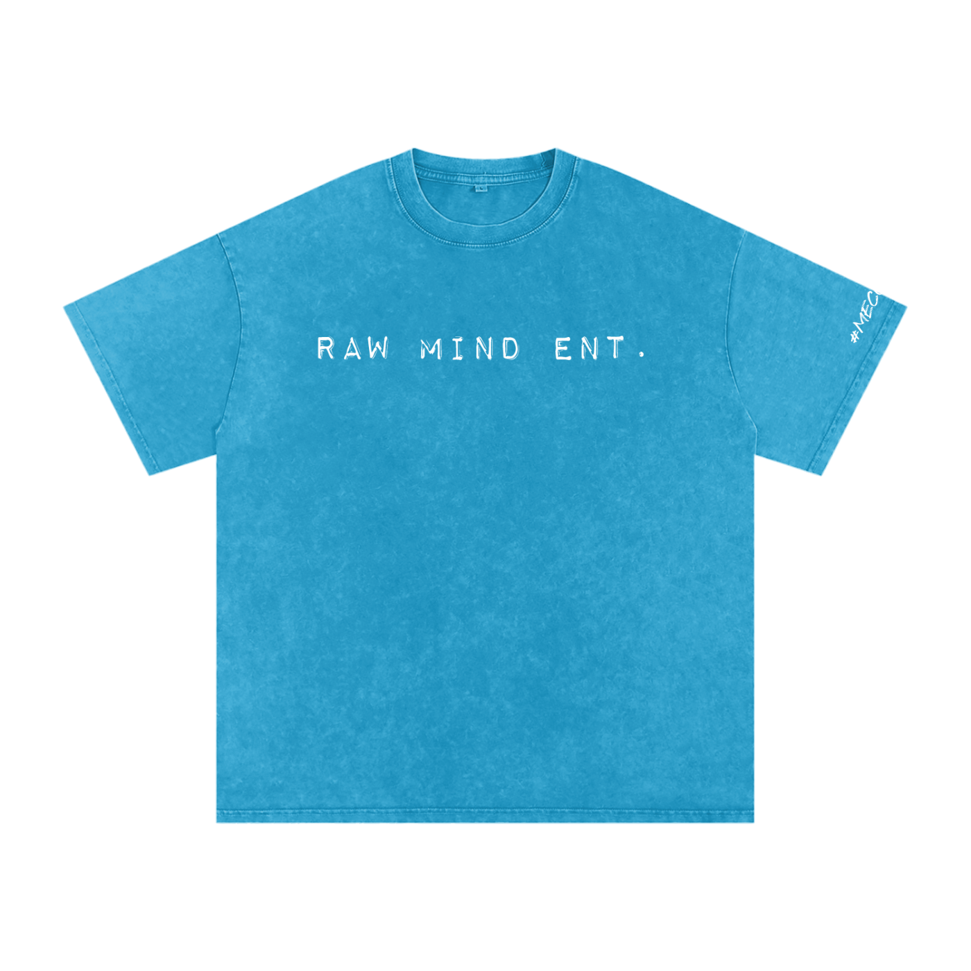 RAW MIND ENT. (Snow Washed Oversized Cotton T-Shirt)
