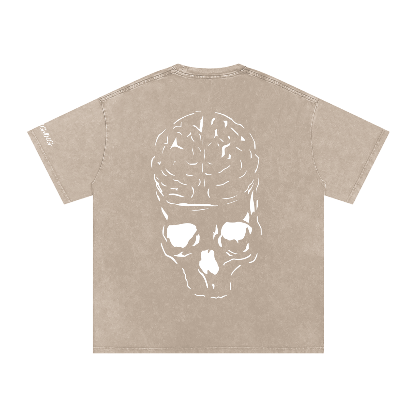 RAW MIND ENT. (Snow Washed Oversized Cotton T-Shirt)