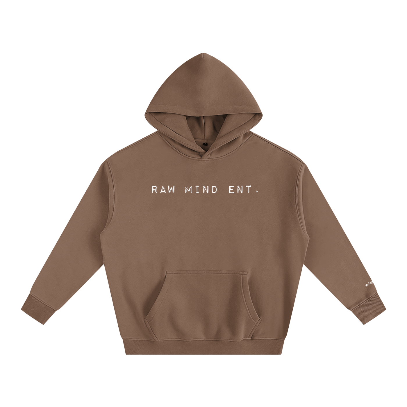 RAW MIND ENT. (Oversize Fleeced Hoodie)