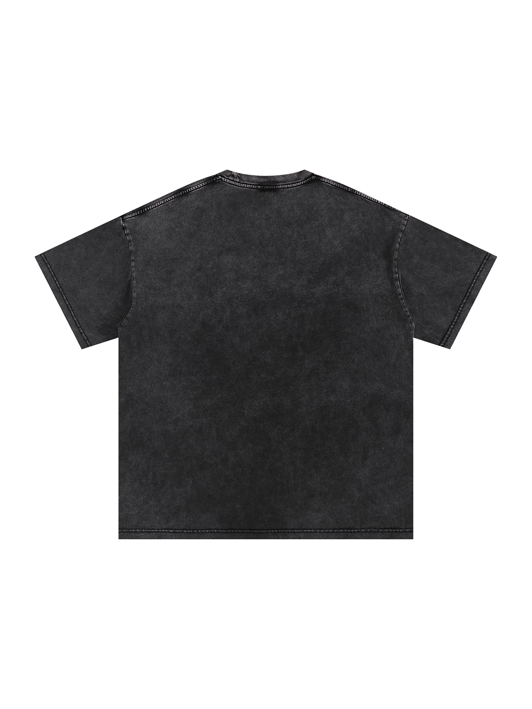 RAW MIND ENT. (Snow Washed Oversized Cotton T-Shirt)